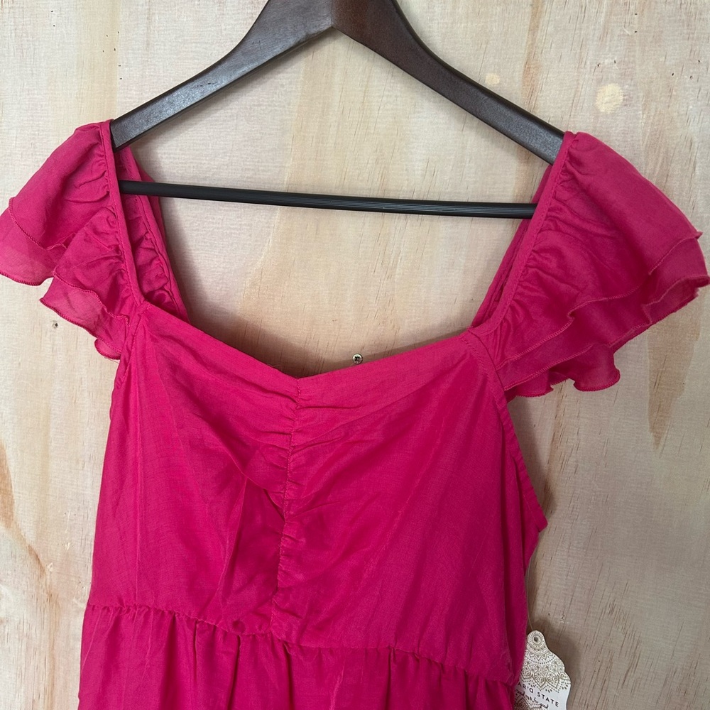Altar'd State Fuchsia Ruffle Dress - Picture 3 of 8